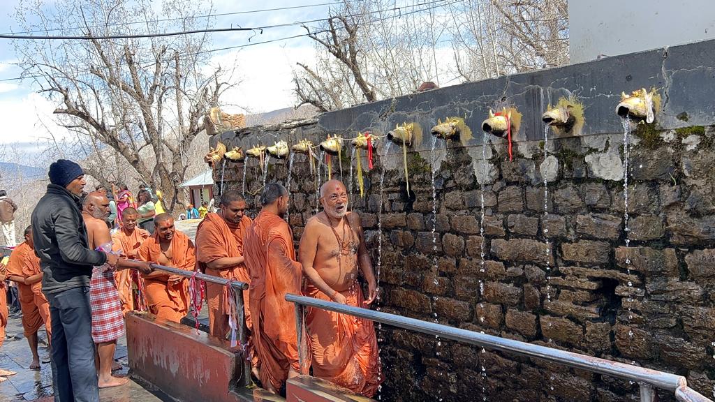 108 Sacred Water Spouts at Muktinath Temple Mustang