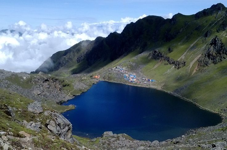Gosainkunda Lake in Langtang Himalayas, Nepal