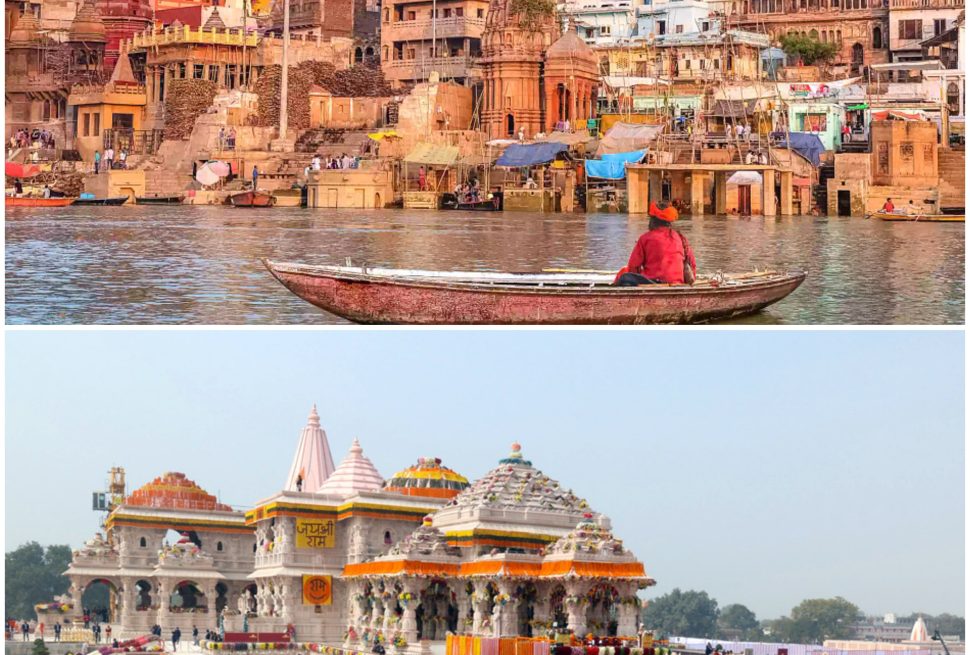 Ganga Aarti in Varanasi with pilgrims, Ram Mandir Ayodhya, and Prayagraj Sangam – Varanasi Ayodhya Tour Package for Nepali travelers