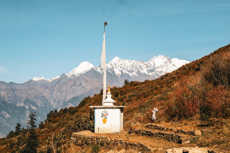 Remote Simo Gompa Monastery in the Langtang Region