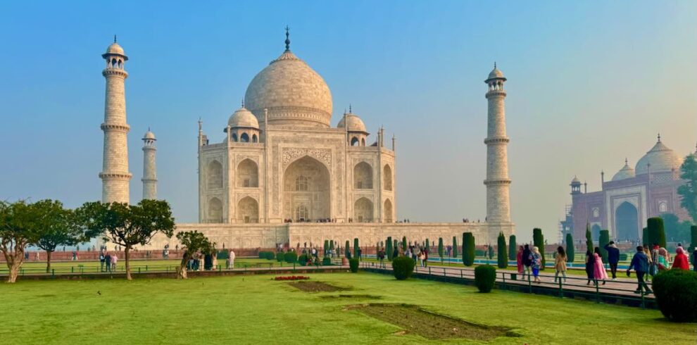 Taj Mahal in Agra, a symbol of eternal love.