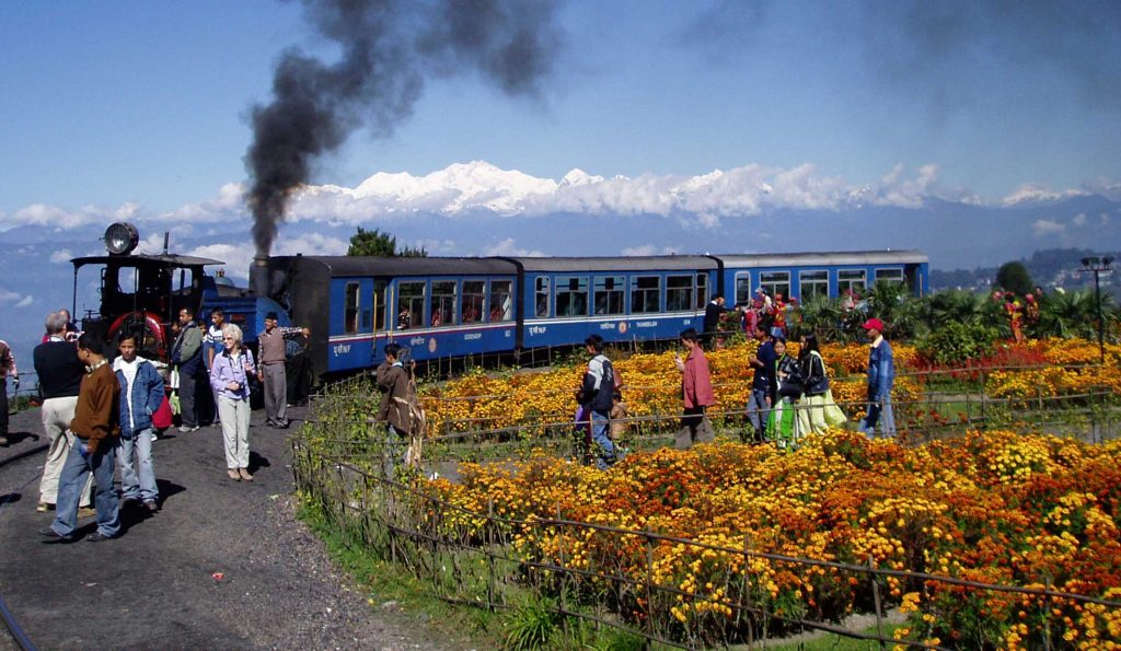 Darjeeling toy train UNESCO heritage steam train hill station ride