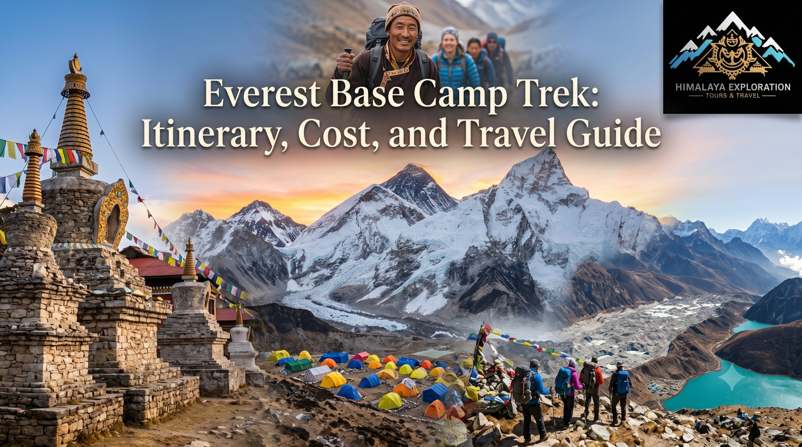 Feature image for blog post titled 'Everest Base Camp Trek: Itinerary, Cost, and Travel Guide' by Himalaya Exploration Tours & Travel.
