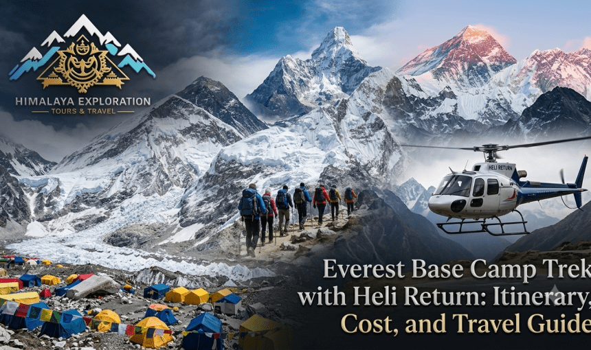 Everest Base Camp Trek with Heli Return: Itinerary, Cost, and Travel Guide